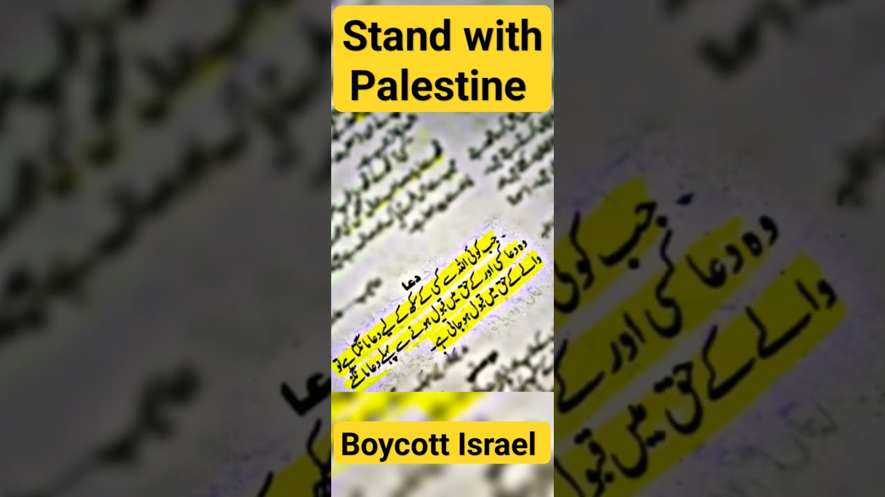Palestine and Israel | Blood Shed | Boycott Israel |