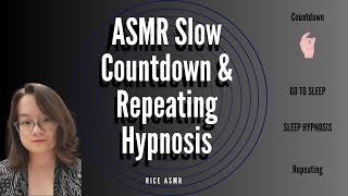 ASMR Slow Countdown & Repeating - Hypnosis