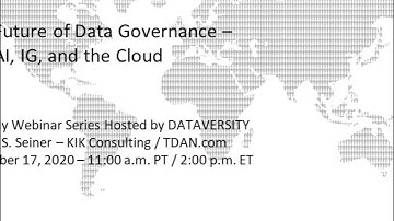 Real-World Data Governance: The Future of Data Governance – IoT, AI, IG, and Cloud