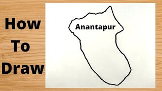 Drawing Anantapuram City Map - India