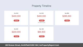 283 Brenan Street, Smithfield NSW 2164 | AuPropertyReport.Com