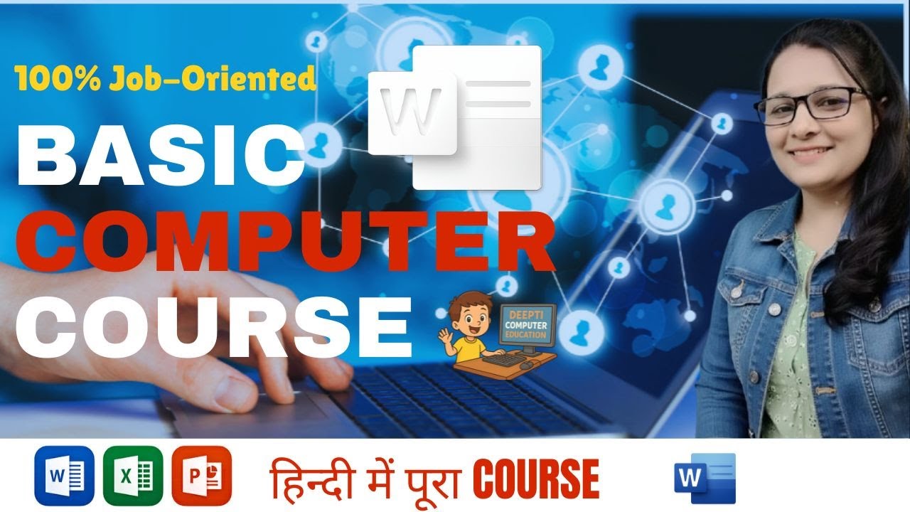 Basic Computer Training | MS Word Complete Tutorial in Hindi