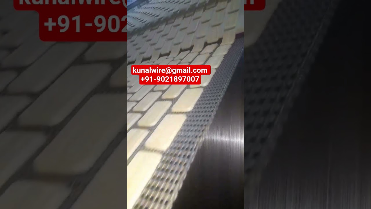 Biscuit Baked Oven Conveyor Belt used for Biscuit Production 