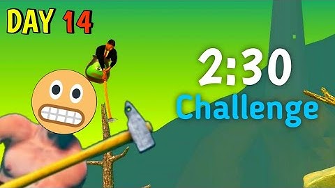 Getting Over It Speedrun 2:51m | 2:30m Challenge Day 14