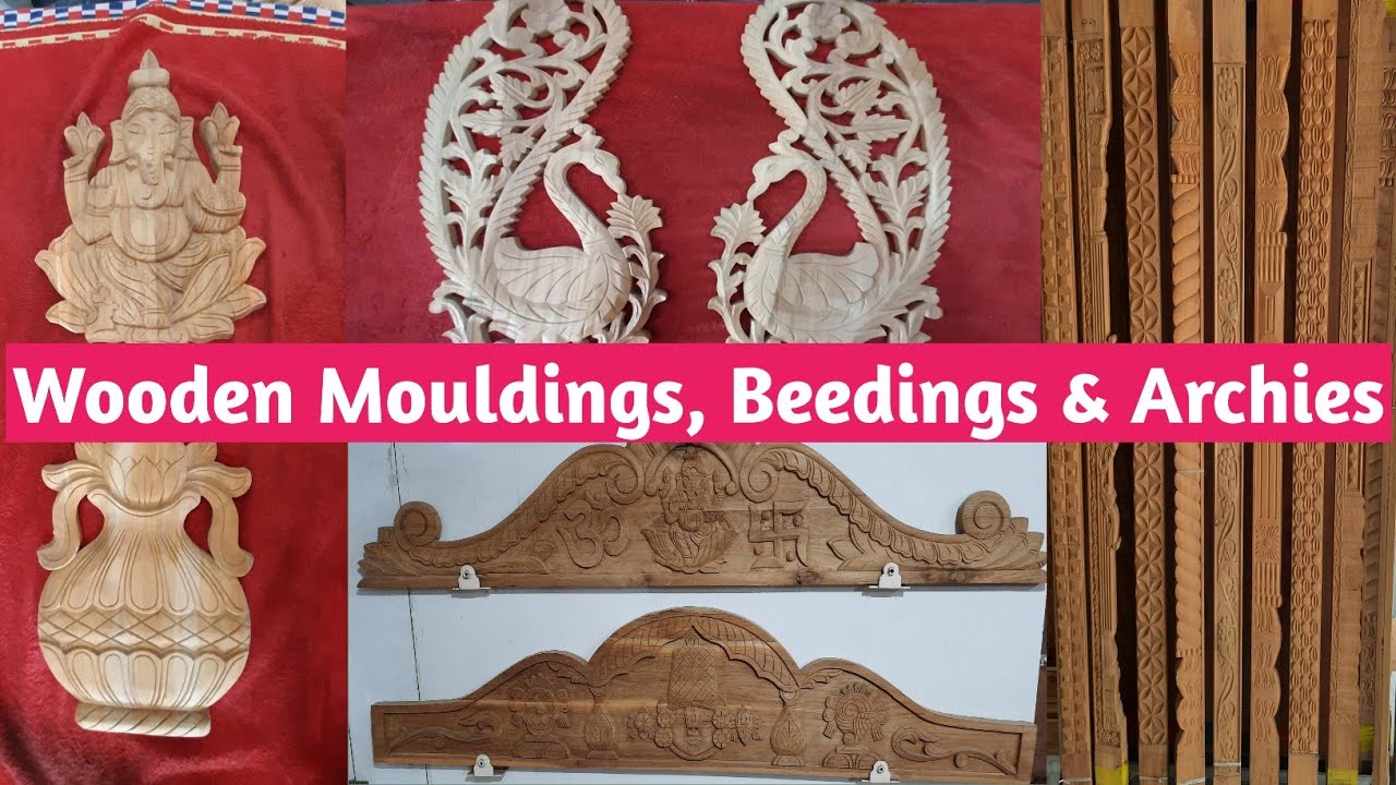 Wood Moulding, Beedings, Archies, CNC cutting & carving from SRI LAXMI MOULDINGS@ Wholesale prices.
