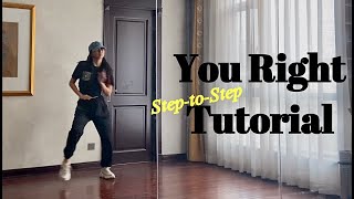 Mirrored Step-To-Step Tutorial You Right - Monroe Choreography Ryujin & Yeji Dance