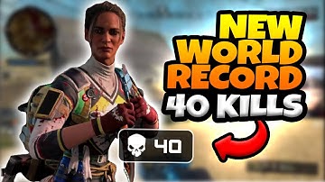 NEW WORLD RECORD 40 KILL SQUADS GAME!!