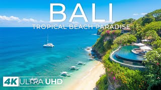 BALI 4K 🌴 Virtual Travel to Paradise Beaches | Relaxing Deep House Music for Relaxation & Escape