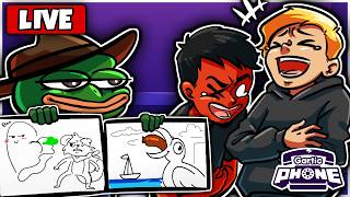 🔴 LIVE! Unhinged Gartic Phone with Friends!