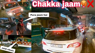 Chakka Jaam Me Fasi AMBULANCE 🚑🚨 | it’s EMERGENCY!! 🤬 | NCR BIKERZ |