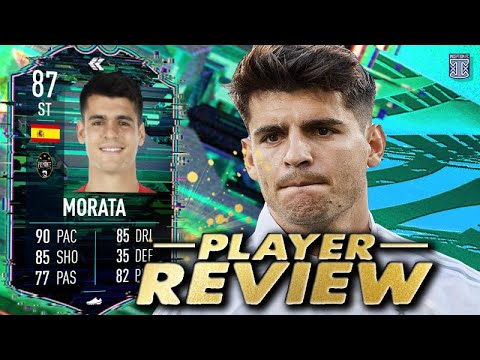 87 FLASHBACK MORATA PLAYER REVIEW! FLASHBACK MORATA - FIFA 22 ULTIMATE TEAM