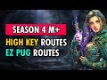 Easiest pug and advanced routes for m season 4