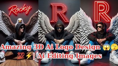 How To Create 3D Ai Wings Name art