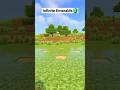 Infinte emerald 💎 #minecraft