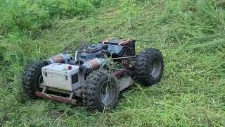 자작 무선조종 제초기 수냉시스템 필드테스트..(rc mower)