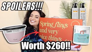 SPOILERS UNBOXING THE NEW FABFITFUN 2024 SPRING BOX WORTH 260 ALL 6 OPTIONS