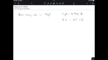 qt to mL
