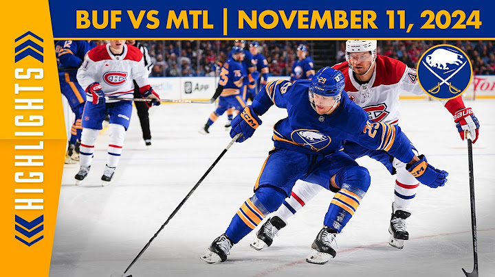 Tage Thompson Continues Point Streak In 7-5 Loss To Montreal Canadiens | Buffalo Sabres Highlights