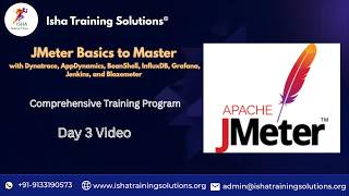 JMeter Basics to Master Day3 video on 23rd March 2026. Call/WhatsApp us on +91-9133190573 to enroll.