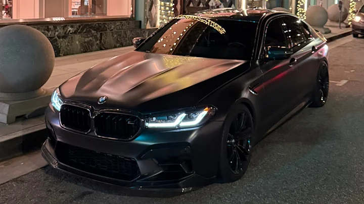 STRAIGHT PIPED BMW M5 COMPETITION MELTS EARS (TOO LOUD)