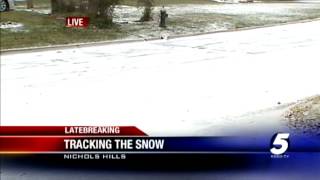 Snow pretty, but roads treacherous in Nichols Hills Snow pretty, but roads treacherous in Nichols Hills