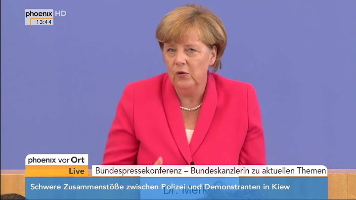 Flüchtlingspolitik: "Wir schaffen das"-Statement von Angela Merkel am 31.08.2015