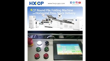CP Round Pile Folding Machine with Horizontal Press Stack Delivery has been installed in SICHUAN