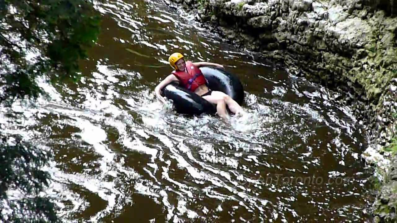 MUST SEE! Whitewater Tubing in Elora ON (HD) YouTube