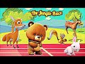 Jungle Animals Race | English Animated Cartoon Story for Kids | Moral Stories for childrens and Baby
