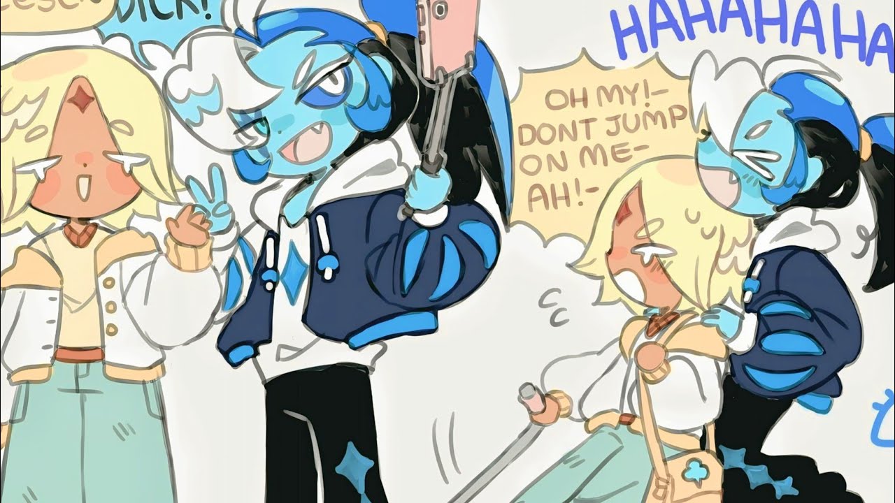 Overprotective Shadow milk🥺?,Cookie run kingdom🍪 Shadow milk X Pure Vanilla fluff ❤️Comic dub