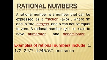 Rational Numbers and Irrational Numbers(part 4)
