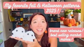My favorite fall/halloween crochet patterns! NEW releases, best selling market makes, free patterns!