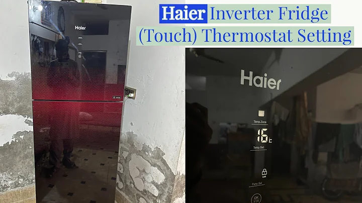 Como configurar corretamente a temperatura do seu refrigerador Haier
