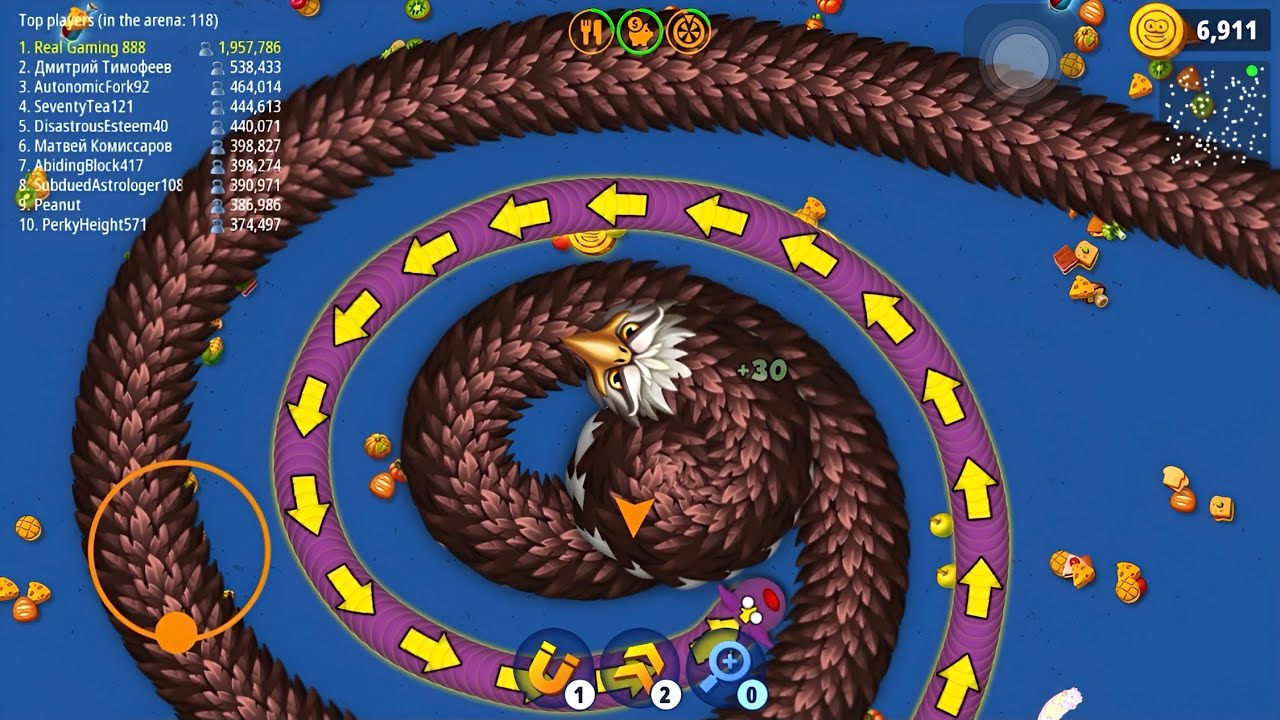 Wormszone.Io AI 36,00,000+ Score Epic Gameplay Slither Snake Game Saamp Wala Game