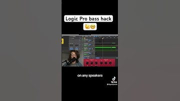 How to make bass sound good on Logic Pro #logicpro #logicprohelp #musicmix