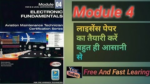 Module 4 - Electronic Fundamental ||(DGCA, EASA, CAA, Questions)