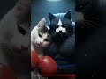 Two cats do battle in the boxing arena at the ‘bad cat parade’ #catshorts #catsofyoutube