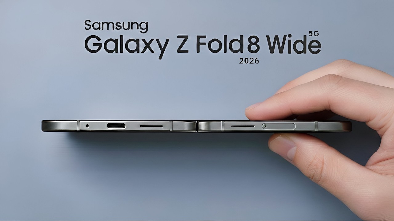 Galaxy Z Fold 8 Wide thiet ke chinh thuc Samsung cong bo 2026