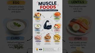 Eat These 7 Foods for Fast Muscle Growth #shorts #bodybuilding #protein #eating #fitofat