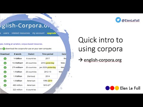 Basic corpus queries: First steps on english-corpora.org