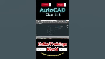 Use All Command, Trim, Extend, Rectangle, Move And Make A Drawing | #OnlineTrainingsWorld