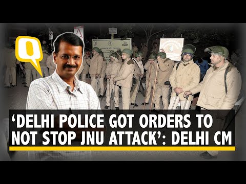 Download Delhi CM Kejriwal on JNU Violence: Delhi Police Got Orders To Not Stop Attackers