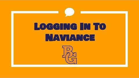 Logging In To Naviance