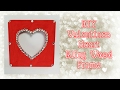 DIY Valentines Heart Bling Wood Frame DIY Valentines Heart Bling Wood Frame