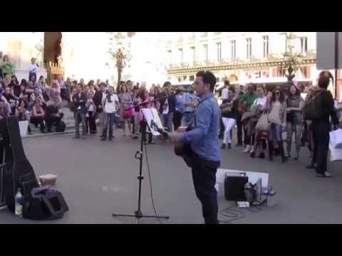 "Imagine" by John Lennon, performed by Youri Menna, Paris, // "Imagine" by John Lennon, performed by Youri Menna, Paris, //