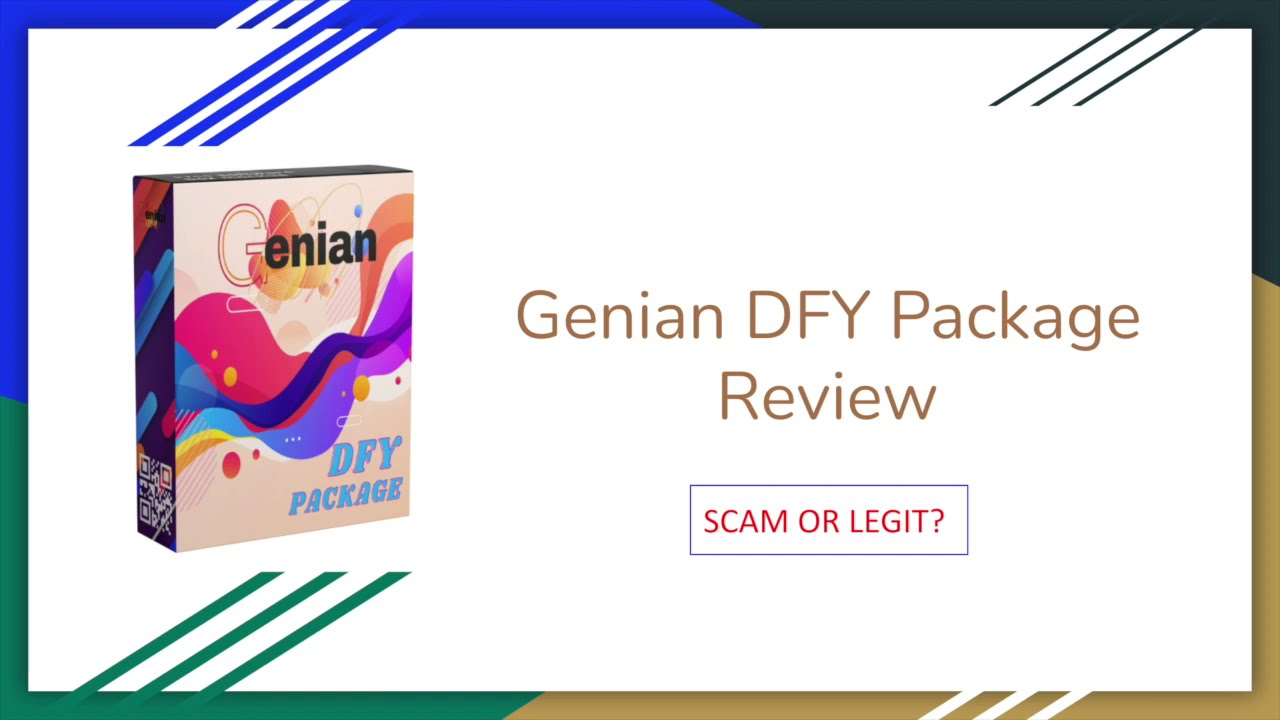Genian DFY Package Review: Passive Income Streams | Plug In Once To Profit For Years To Come (EASY!)