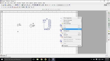 LED chaser simple project using multisim