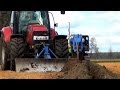 Drainage aanleggen met Inter Drain 1824 T en Case IH Maxxum 125