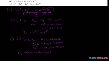 Undetermined Coefficient method of Solving a differential equation [part 1]