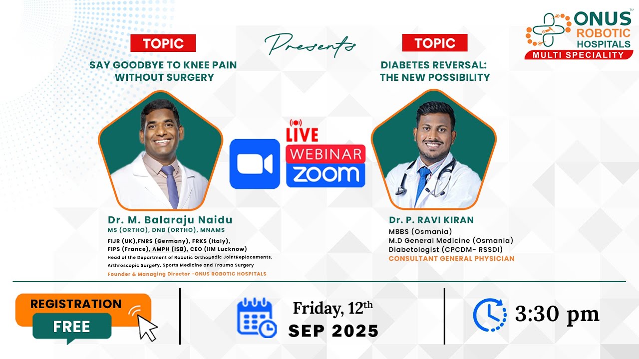 Explore Diabetes Reversal – Expert Insights Expert Webinar by Dr. Ravi ...